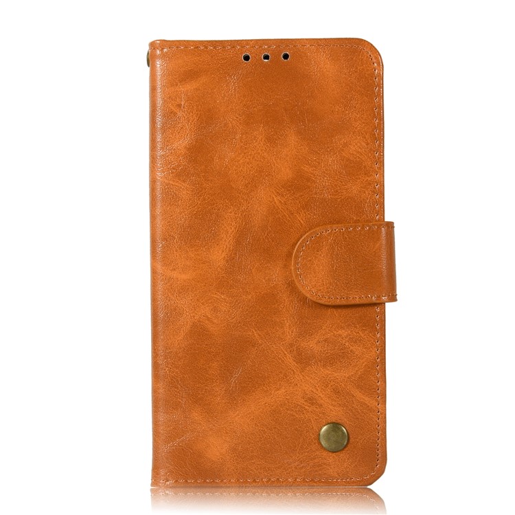Premium Vintage PU Leather Card Holder Case for Nokia 5 - Brown-2