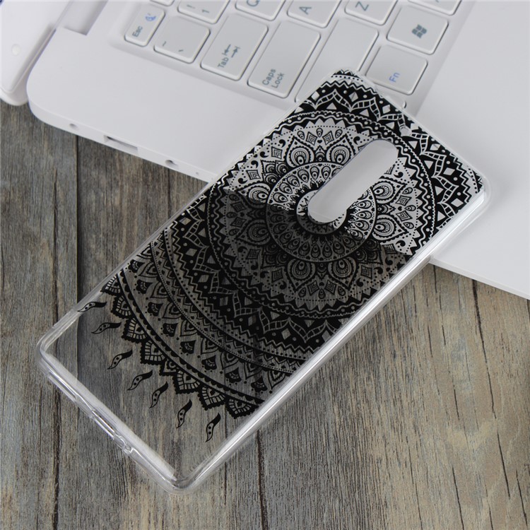 Mandala Flower TPU + PC Combo Back Case for Nokia 5 - Black-3