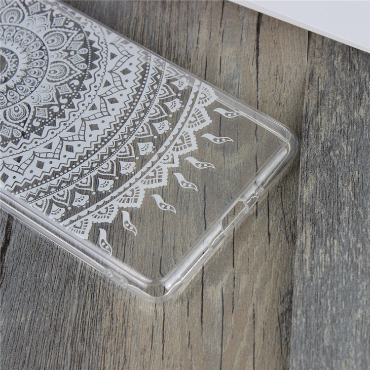 Mandala Flower TPU + PC Hybrid Back Case for Nokia 5 - White-6