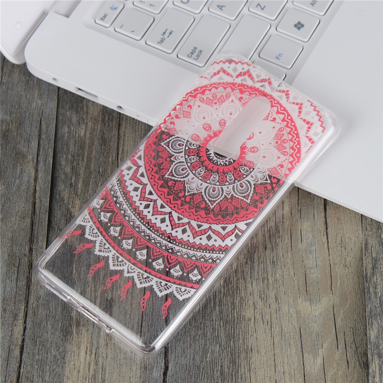 Mandala Flower TPU + PC Combo Back Cover for Nokia 5 - Pink-3