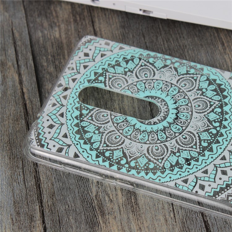 Mandala Flower TPU + PC Combo Back Shell for Nokia 5 - Green-5
