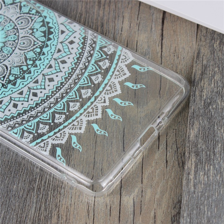 Mandala Flower TPU + PC Combo Back Shell for Nokia 5 - Green-6