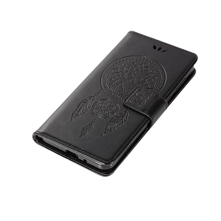 Imprint Owl Dream Catcher Pattern PU Leather Wallet Case for Nokia 2 - Black-7