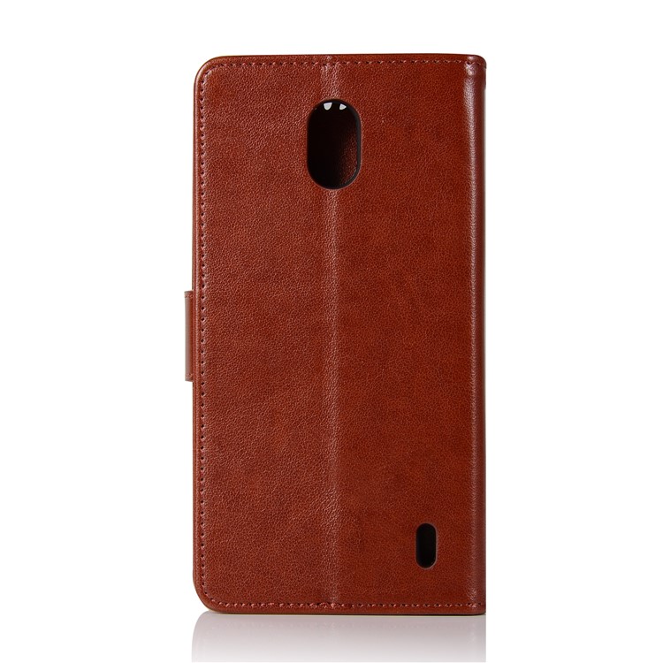 Imprint Owl Dream Catcher Pattern PU Leather Card Slots Phone Casing for Nokia 2 - Brown-3