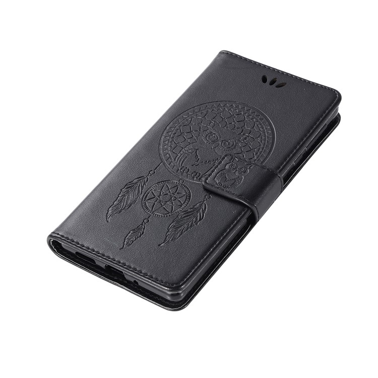 Imprint Owl Dream Catcher Pattern PU Leather Magnetic Wallet Mobile Phone Case for Nokia 3 - Black-7