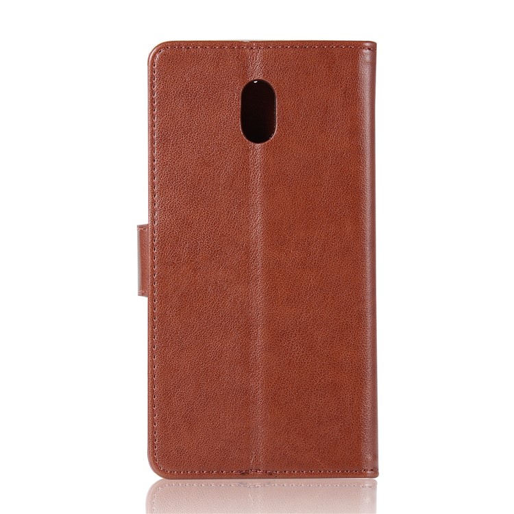 Imprint Owl Dream Catcher Pattern PU Leather Cover with Stand for Nokia 3 - Brown-3