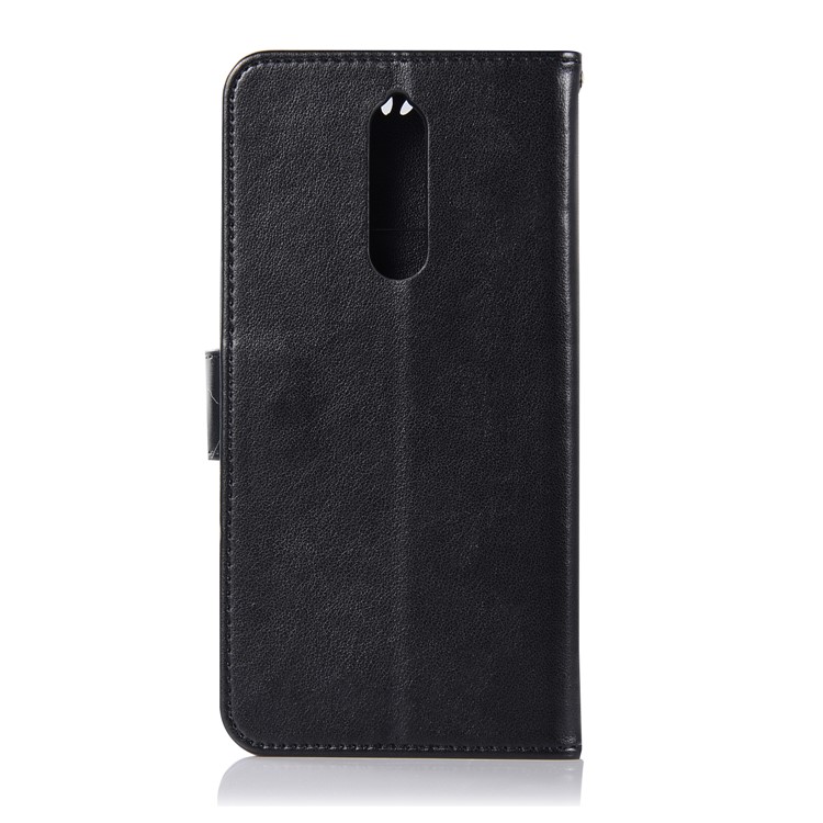 Imprint Owl Dream Catcher Pattern PU Leather Wallet Flip Cover Case for Nokia 8 - Black-3