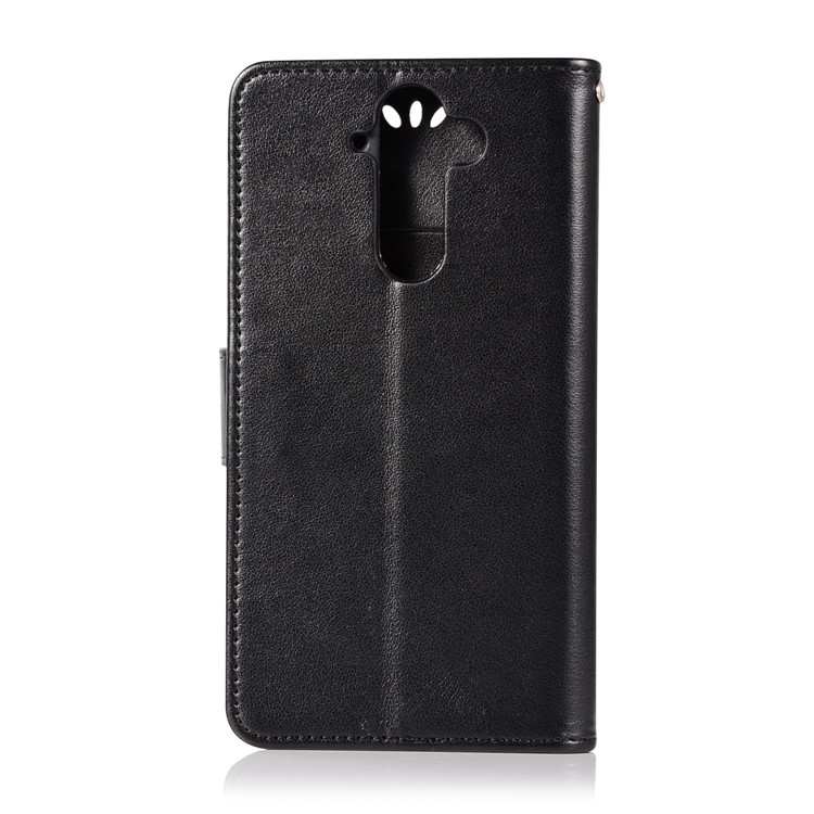 Imprint Owl Dream Catcher Pattern Wallet Leather Stand Case for Nokia 9 / 8 Sirocco - Black-3
