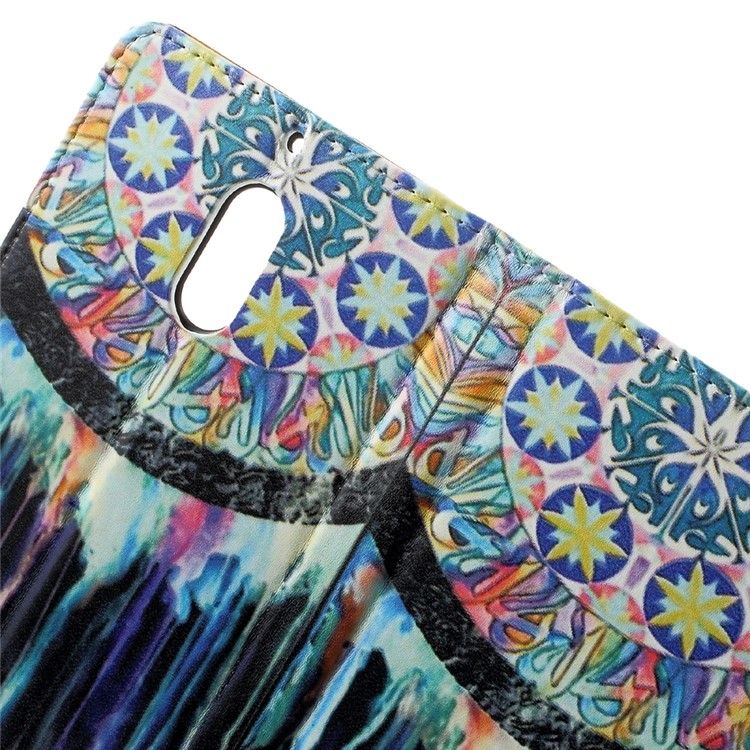 Pattern Printing Wallet PU Leather Mobile Case for Nokia 6 - Tribal Dreamcatcher-5