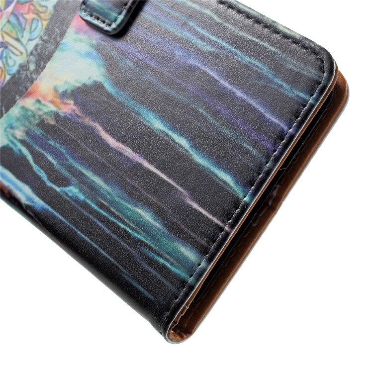 Pattern Printing Wallet PU Leather Mobile Case for Nokia 6 - Tribal Dreamcatcher-6