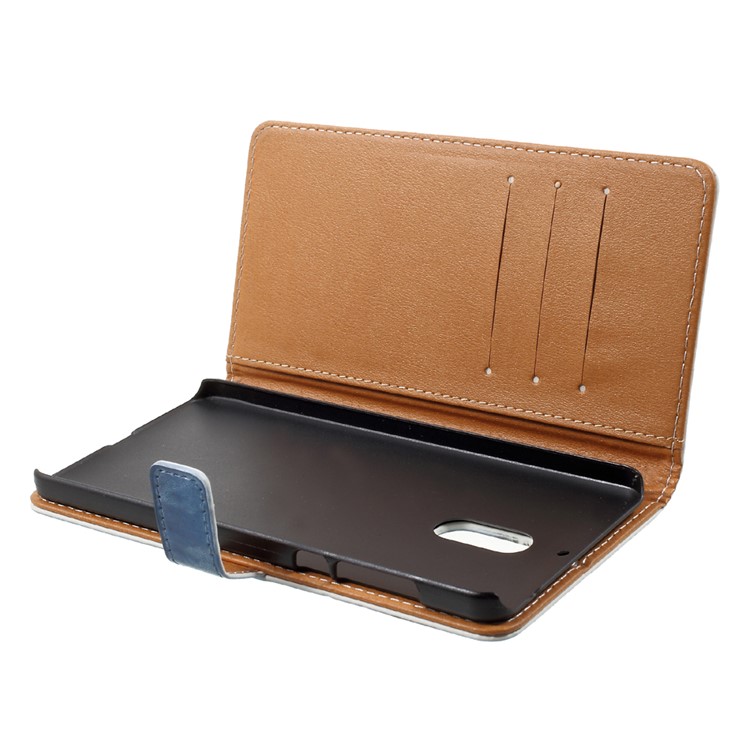 Pattern Printing PU Leather Card Holder Wallet Case for Nokia 6 - Police Public Call Box-7