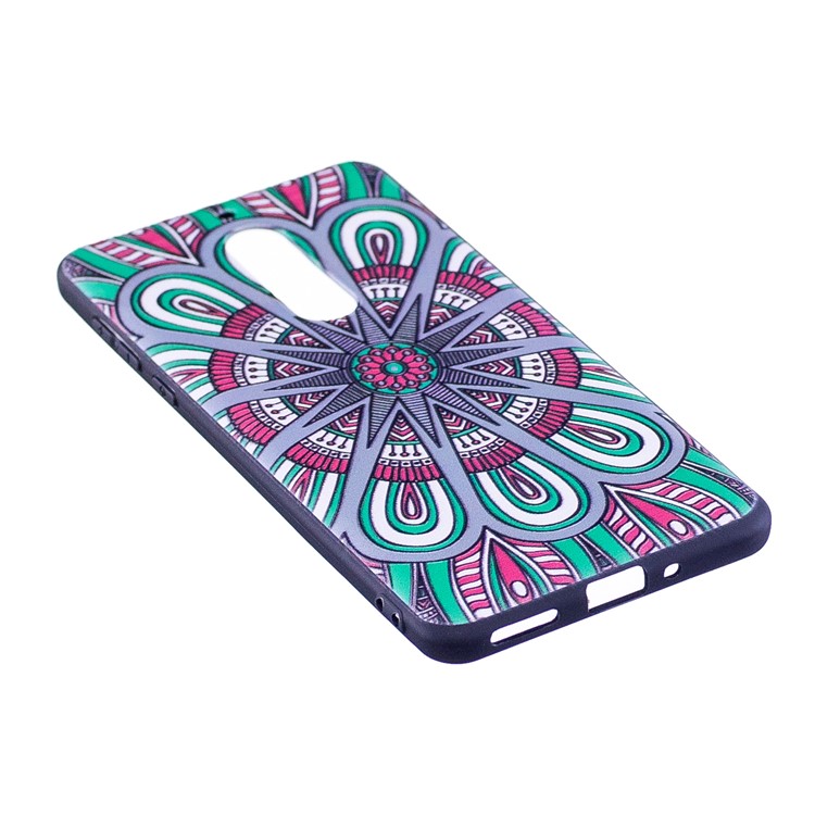 For Nokia 5 Pattern Printing Embossed Soft TPU Flexible Casing - Symmetric Pattern-3