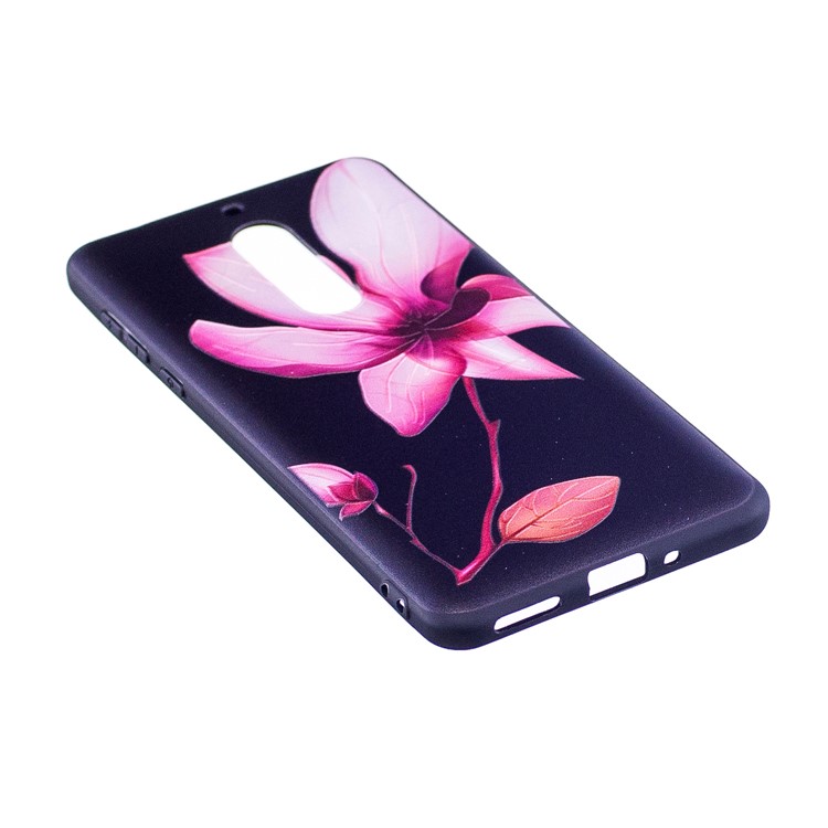 For Nokia 5 Pattern Printing Embossed TPU Soft Cover Shell - Pretty Flower-3