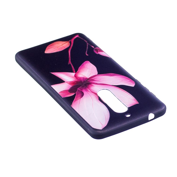 For Nokia 5 Pattern Printing Embossed TPU Soft Cover Shell - Pretty Flower-4