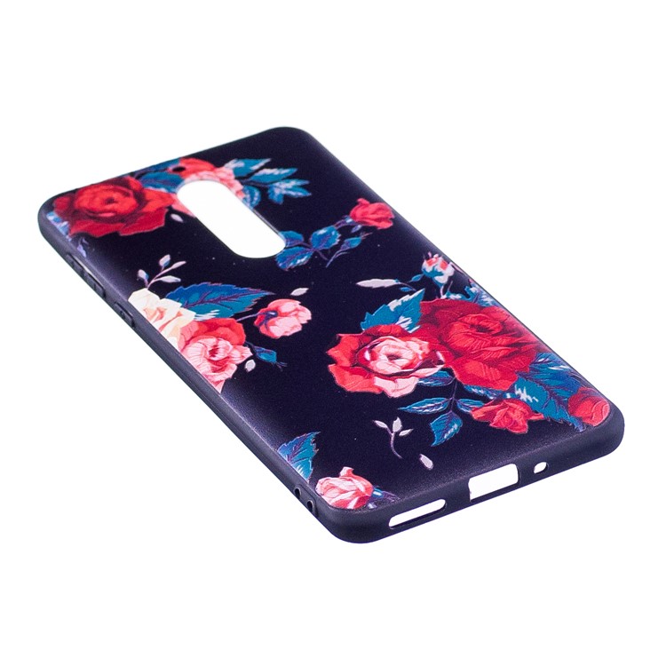 For Nokia 5 Pattern Printing Embossed TPU Soft Protection Casing - Blooming Flowers-3