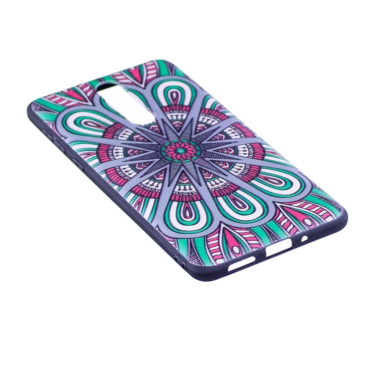 Pattern Printing Embossed TPU Soft Case for Nokia 8 - Symmetric Pattern-3