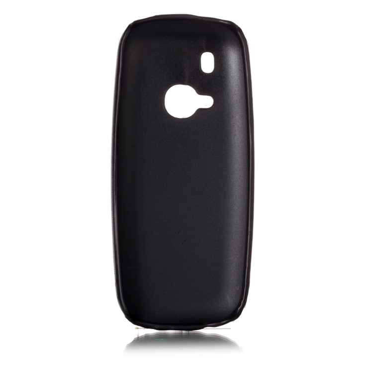 Contrast Color PU Leather Coated PC Mobile Phone Casing for Nokia 3310 (2017) - Black-3