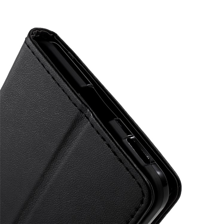 For Nokia 6 Magnetic Wallet Stand Leather Case Cover - Black-9