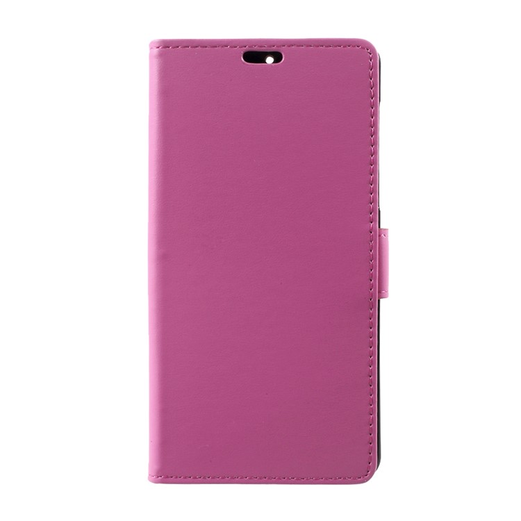 For Nokia 6 Magnetic Stand Leather Wallet Case Accessory - Rose-1