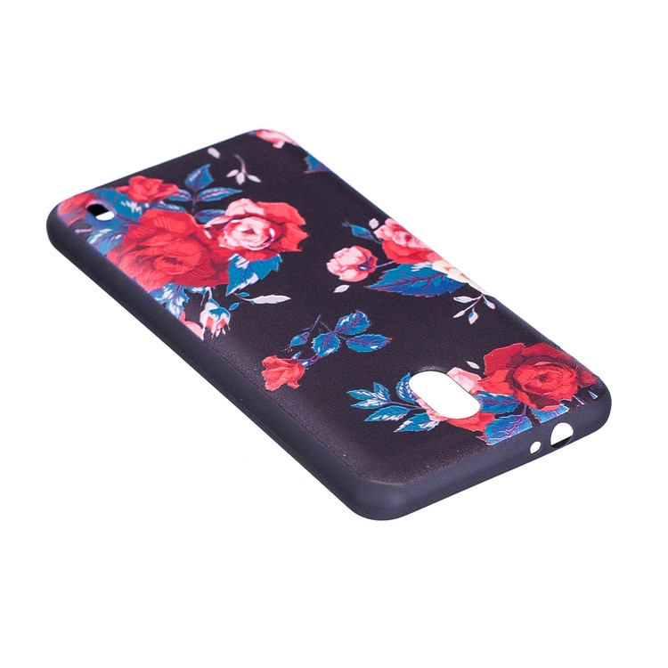 Embossment Patterned TPU Cell P[hone Case for Nokia 2 - Peony-6