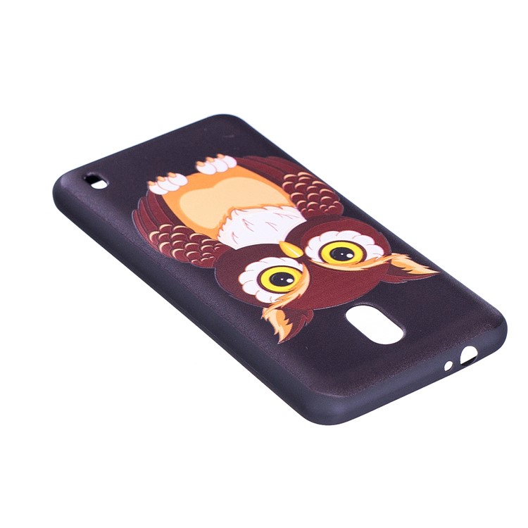 Embossment Patterned TPU Soft Shell for Nokia 2 - Cool Owl-6