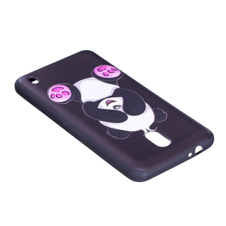 Embossment Patterned TPU Protection Phone Shell for Nokia 2 - Lovely Panda-6