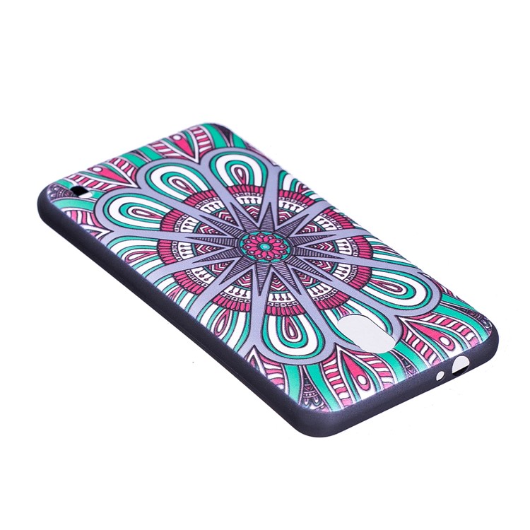 Embossment Patterned TPU Case Cover for Nokia 2 - Symmetric Pattern-6