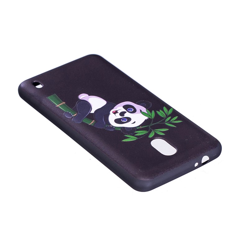 Embossment Patterned TPU Cover Shell for Nokia 2 - Panda and Bamboo-6