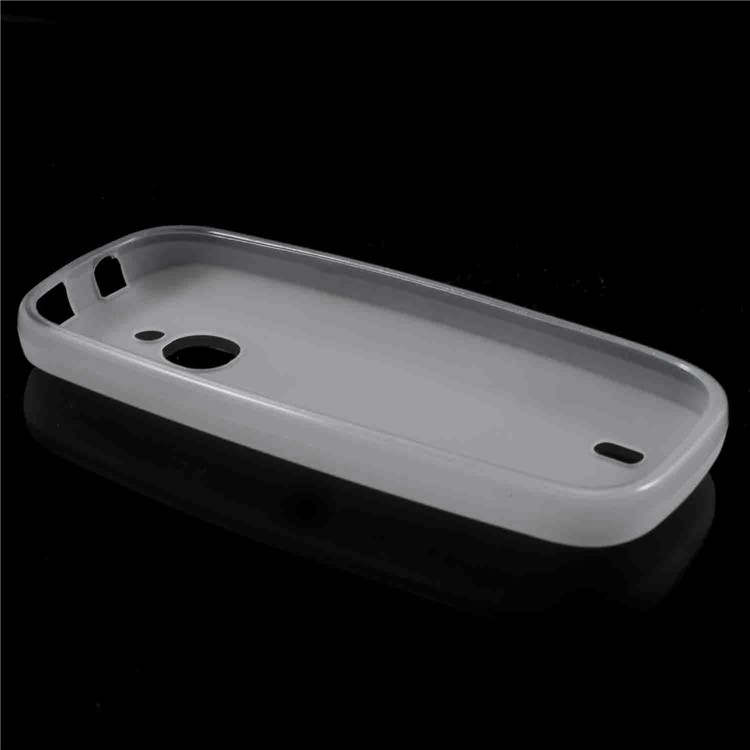 Double Sided Matte Anti-fingerprint TPU Back Cover Shell for Nokia N3310 (3G) Version - White-3