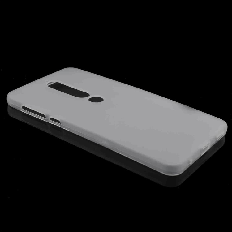 Double-sided Matte TPU Gel Back Phone Cover for Nokia 6.1 (5.5-inch) - White-3