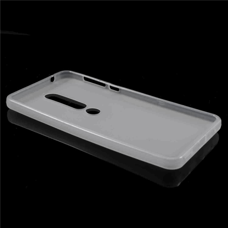 Double-sided Matte TPU Gel Back Phone Cover for Nokia 6.1 (5.5-inch) - White-4
