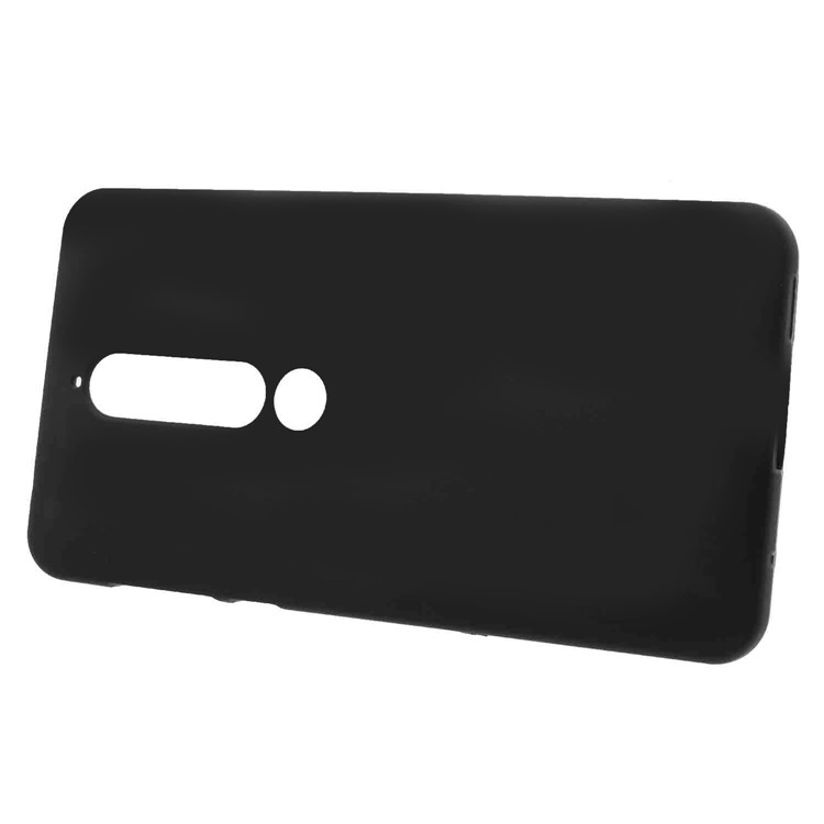 Double-sided Matte TPU Gel Back Phone Shell for Nokia 6.1 (5.5-inch) - Black-2