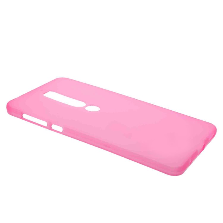 Double-sided Matte TPU Soft Protector Case for Nokia 6.1 (5.5-inch) - Rose-2