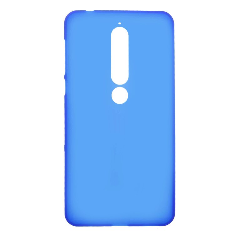 Double-sided Matte TPU Soft Protector Cover for Nokia 6.1 (5.5-inch) - Blue-1