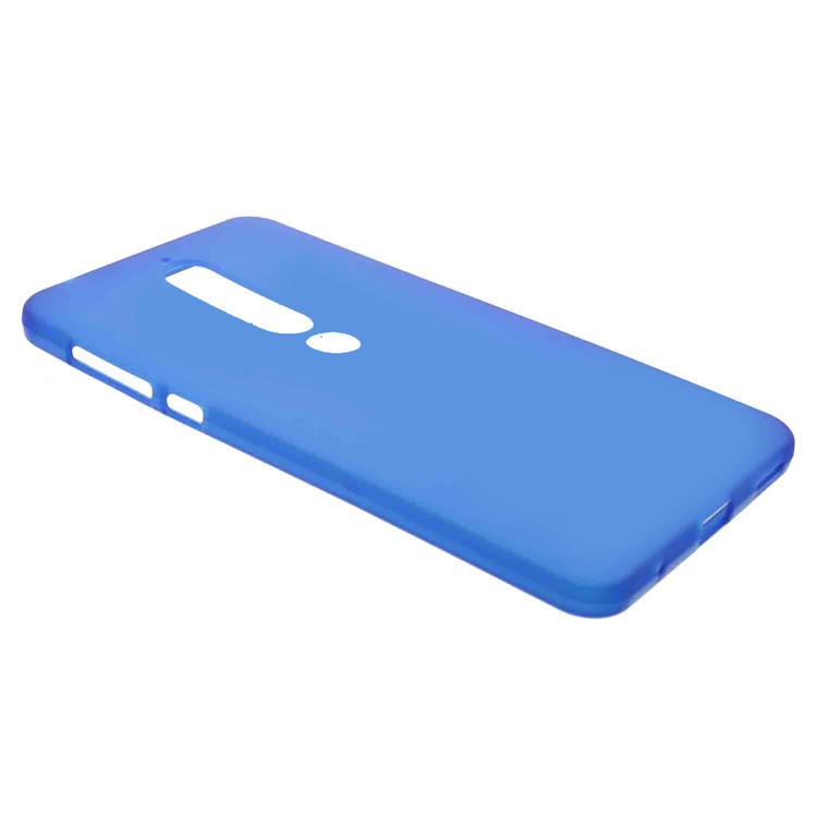 Double-sided Matte TPU Soft Protector Cover for Nokia 6.1 (5.5-inch) - Blue-2