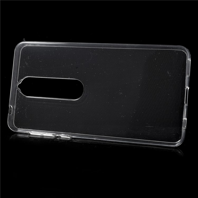 Transparent TPU Back Phone Case with Non-slip Inner for Nokia 6.1 (5.5-inch)-2