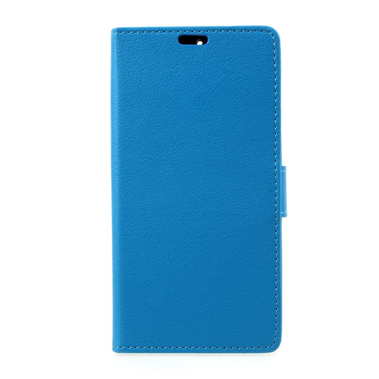 Flip Stand Wallet Leather Protective Cover Case for Nokia 6 - Blue-1