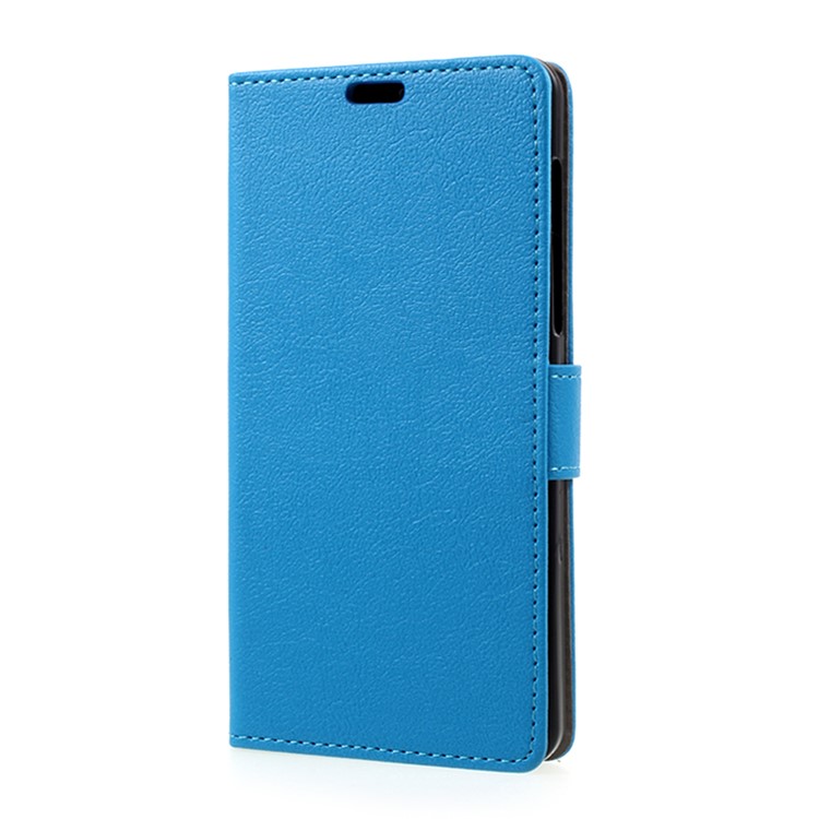 Flip Stand Wallet Leather Protective Cover Case for Nokia 6 - Blue-2