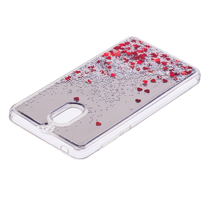 Glitter Moving Quicksand Mirror Surface TPU Cover Case for Nokia 6 (2017) - Silver-4