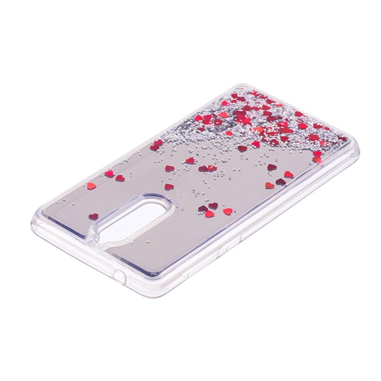Glitter Moving Quicksand Mirror Surface TPU Cell Phone Case for Nokia 8 - Silver-4