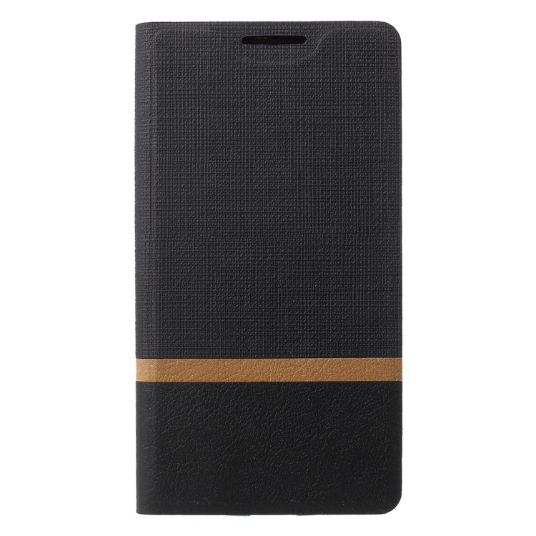 Cross Pattern Leather Card Holder Phone Case (Built-in Steel Sheet) for Nokia 1 - Black-3