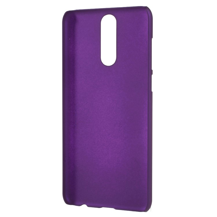 Rubberized Hard Plastic Back Case Accessory for Nokia 6.1 (5.5-inch) - Purple-3