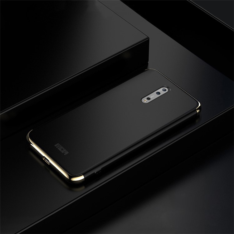 MOFI Guard Series Detachable 3-in-1 Electroplating Plastic Hard Case for Nokia 8 - Black-1