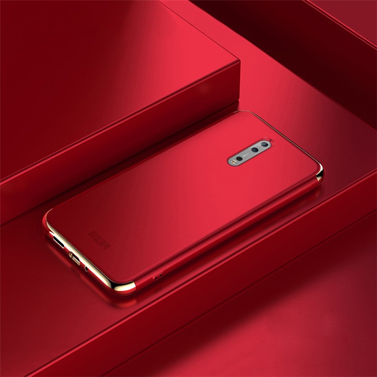 MOFI Guard Series Detachable 3-in-1 Electroplating Plastic Hard Cover for Nokia 8 - Red-1