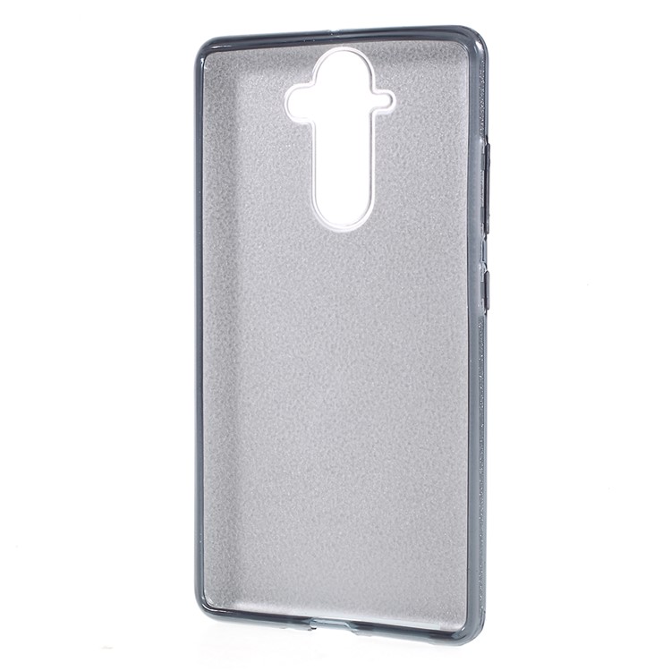PC TPU Hybrid Case + Flash Powder Paper for Nokia 9 - Black-4