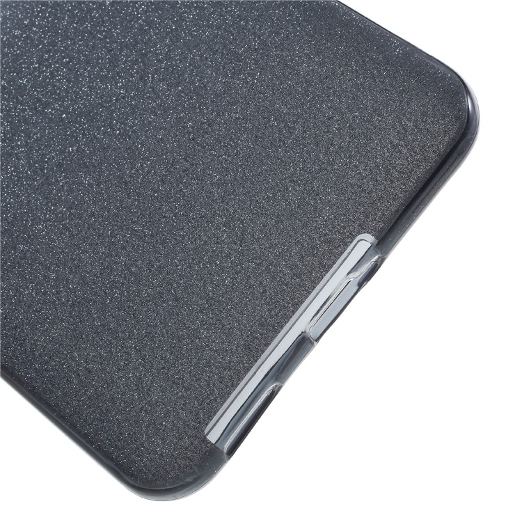 3-in-1 Glittery Powder Paper TPU + PC Hybrid Cover for Nokia 6.1 (5.5-inch) - Black-5