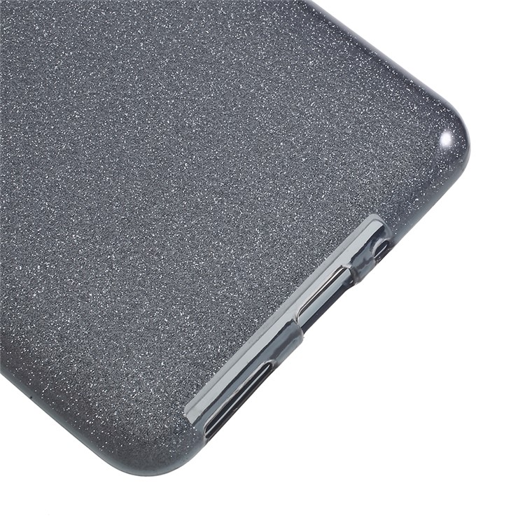 3-in-1 Glittery Powder Paper TPU + PC Hybrid Case for Nokia 5 - Black-6