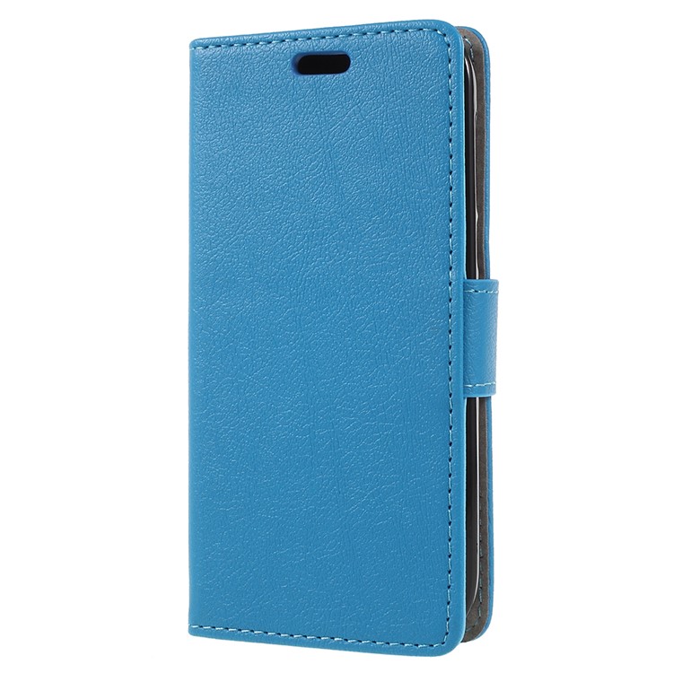 PU Leather Wallet Folio Accessory Cover with Stand for Nokia 1 - Blue-2