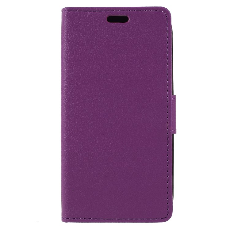 PU Leather Stand Wallet Phone Magnetic Folio Cover for Nokia 1 - Purple-1