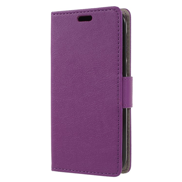 PU Leather Stand Wallet Phone Magnetic Folio Cover for Nokia 1 - Purple-2